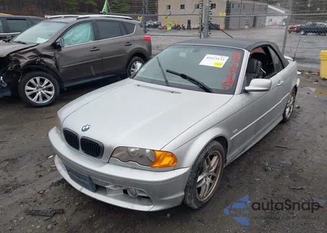 2001 BMW 330Ci из США, поврежденный, VIN WBABS53491JU81809